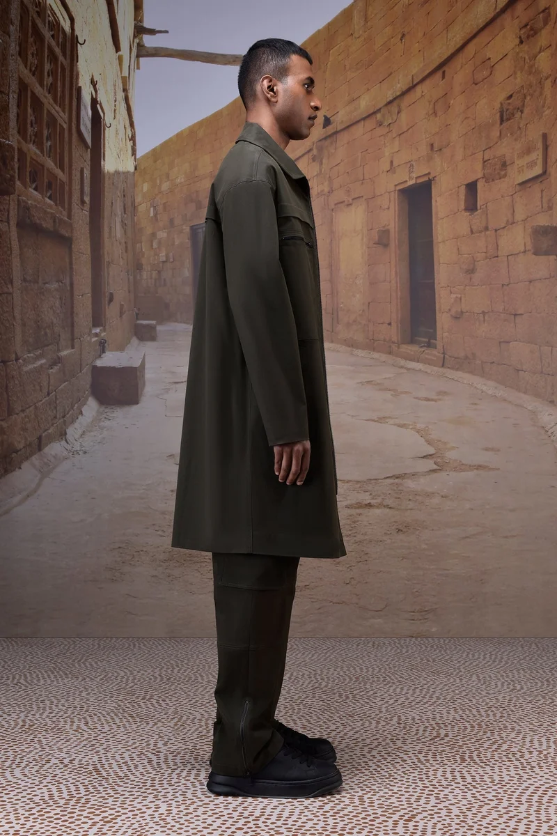 Genes Lecoanet Hemant  Utility Longline Overcoat for Men | Best Price UAE